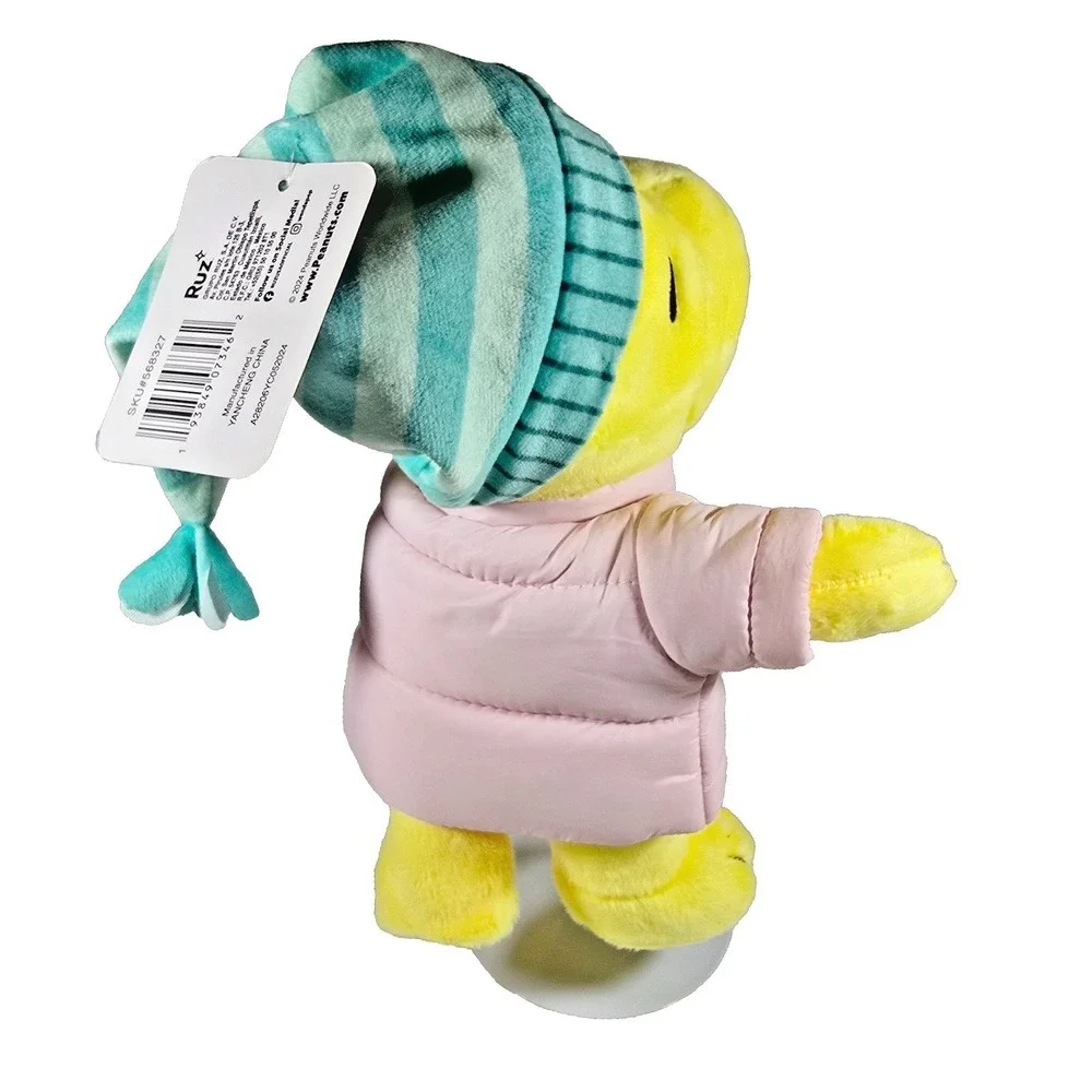 WOODSTOCK 11 in Pink Puffer‎ Jacket Peanuts 2024 Plush NWT Peanuts